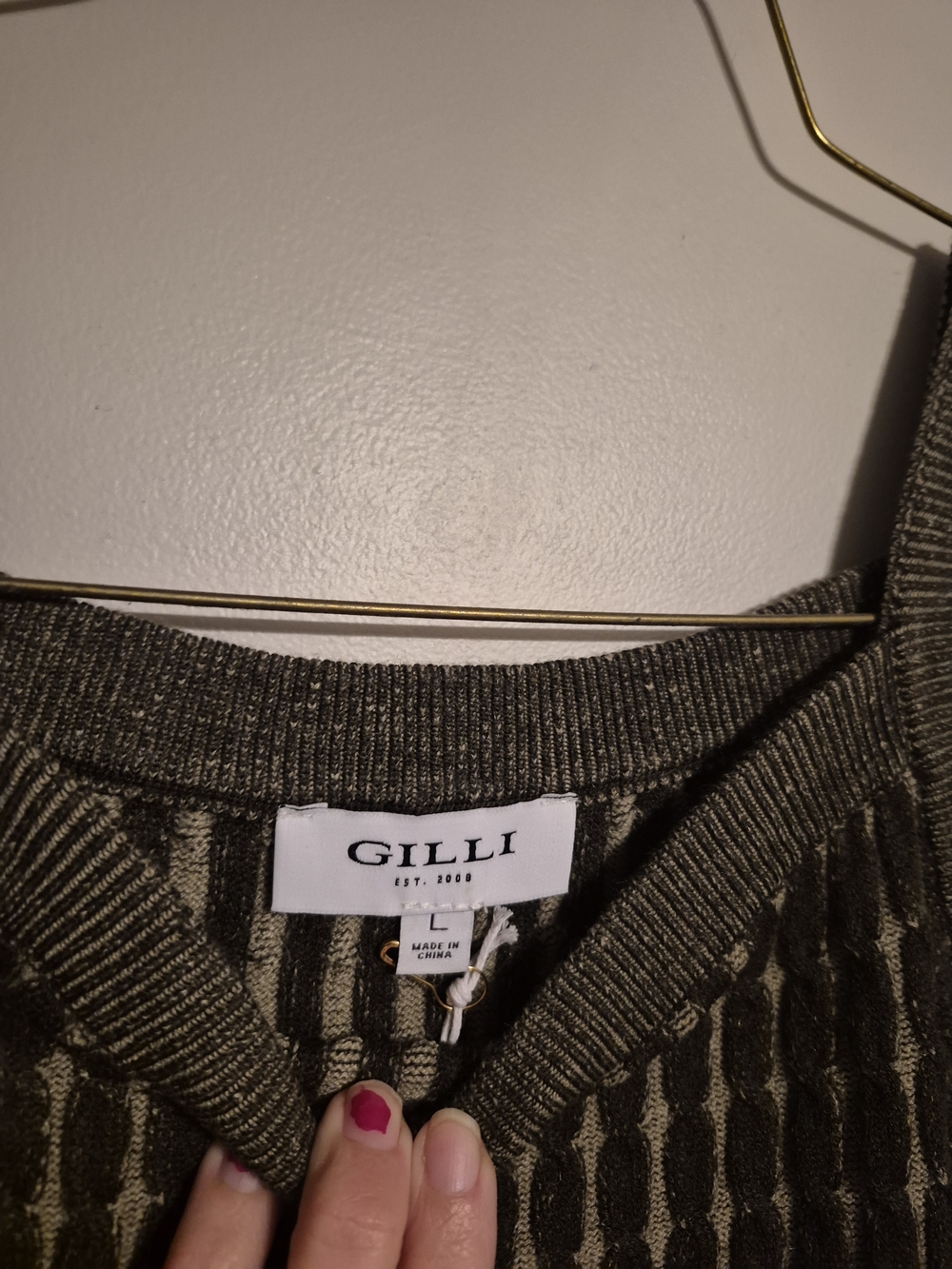 Gilli Green Ribbed Maxi Tank Dress with Vertical Stitching - Picture 4 of 6